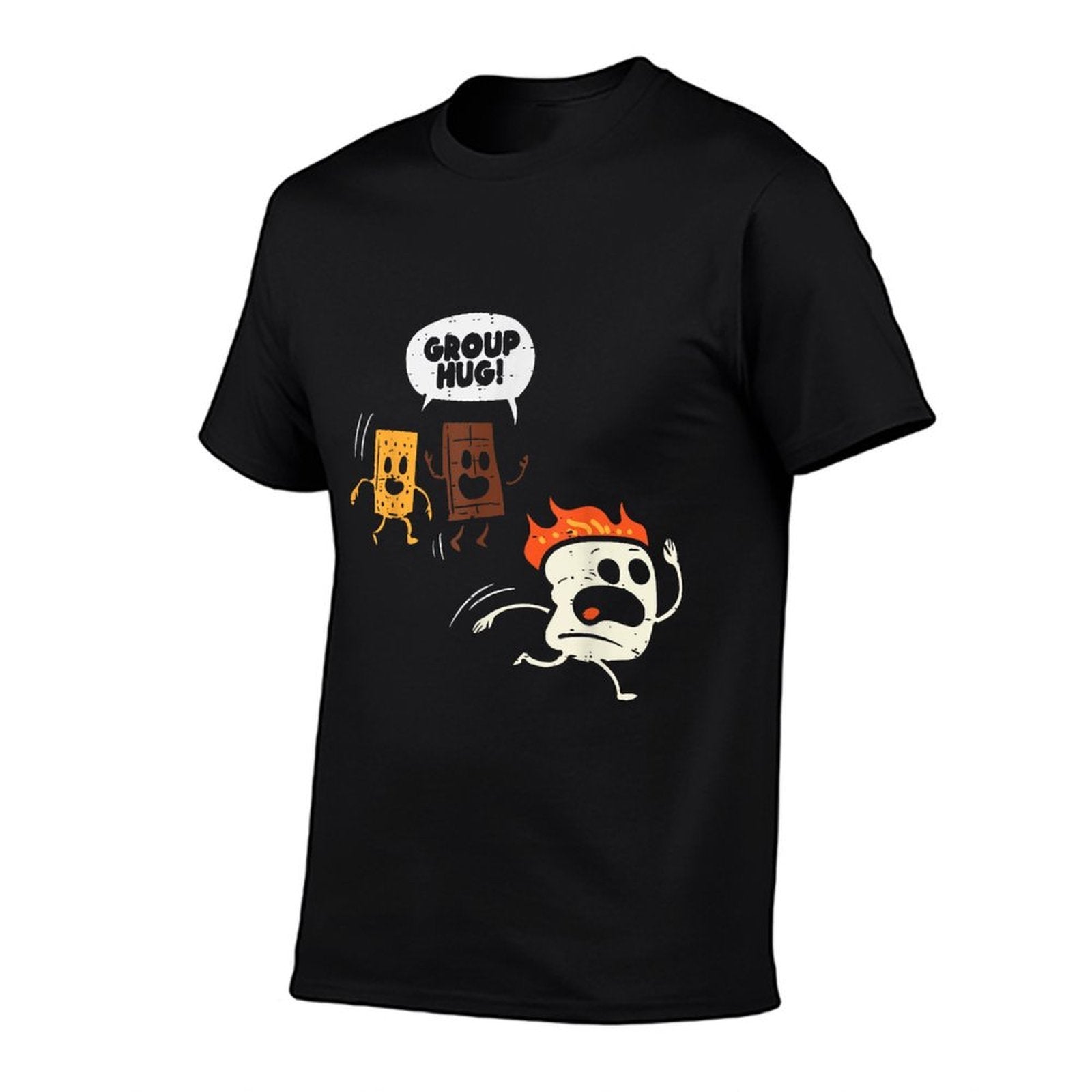 Camping Group Hug Smores Funny Marshmallow Men Women Kids  Graphic-printed T-Shirt