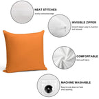 Papaya Soft Washable Throw Pillow