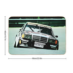 Retro DTM Car Carrousel Nordschleife Durable Bath Mat