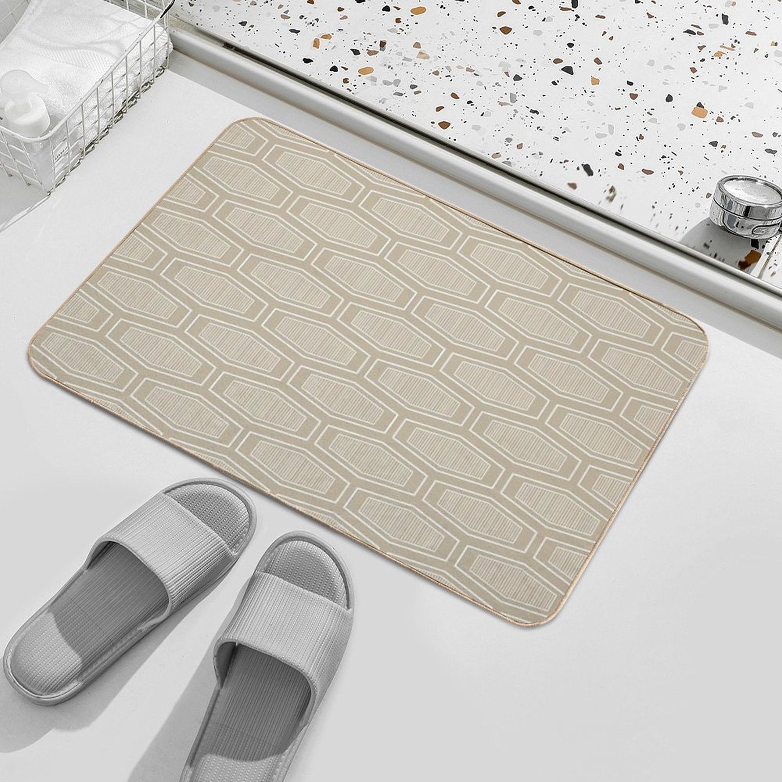 Sand Bricks  Easy Maintenance Bath Mat