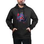 Marvel Spider-Man Miles Morales 4th Birthday Graphic Unisex Design Hoodie
