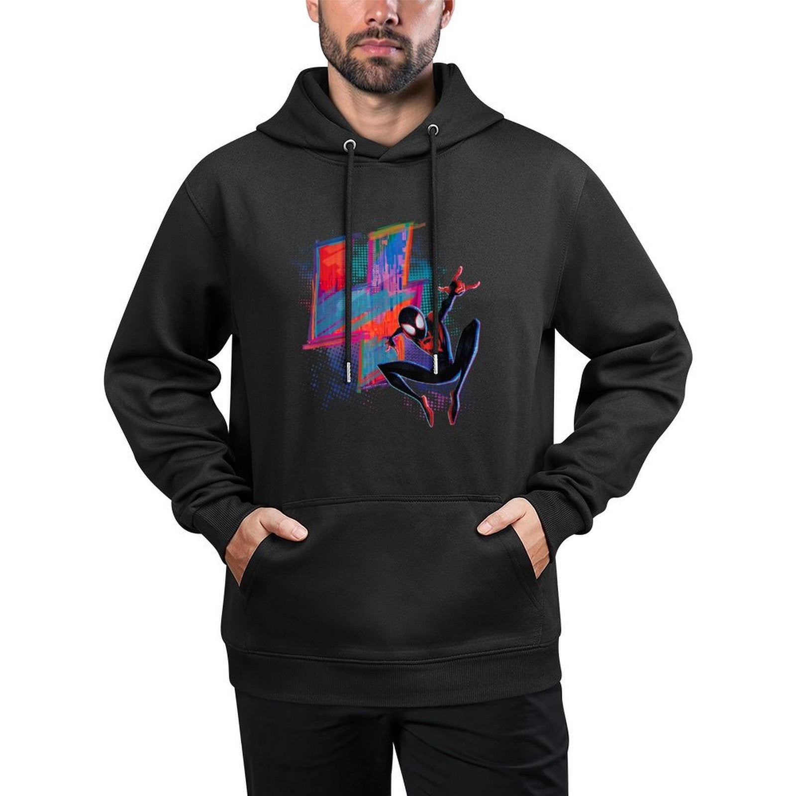 Marvel Spider-Man Miles Morales 4th Birthday Graphic Unisex Design Hoodie