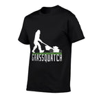Funny Lawn Mowing Sasquatch Grassquatch Bigfoot Lawn Mower  Classic T-Shirt