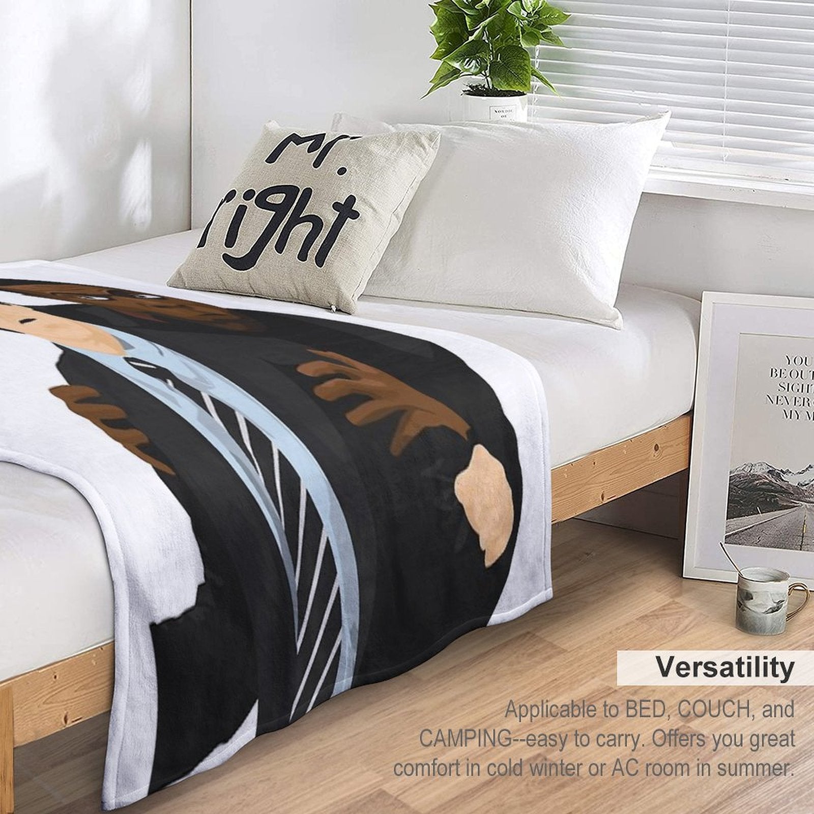 Rush Hour Jackie Chan Chris Tucker Shrink-resistant Throw Blanket