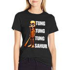Tung Tung Tung Sahur - Italian Brainrot Meme  Eco-friendly Material T-Shirt