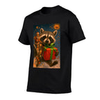 Funny Raccoon Christmas - Selfie Santa Xmas  Vintage-inspired T-Shirt