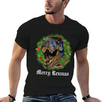 Jurassic Park Christmas Merry Rexmas  Odor-resistant T-Shirt