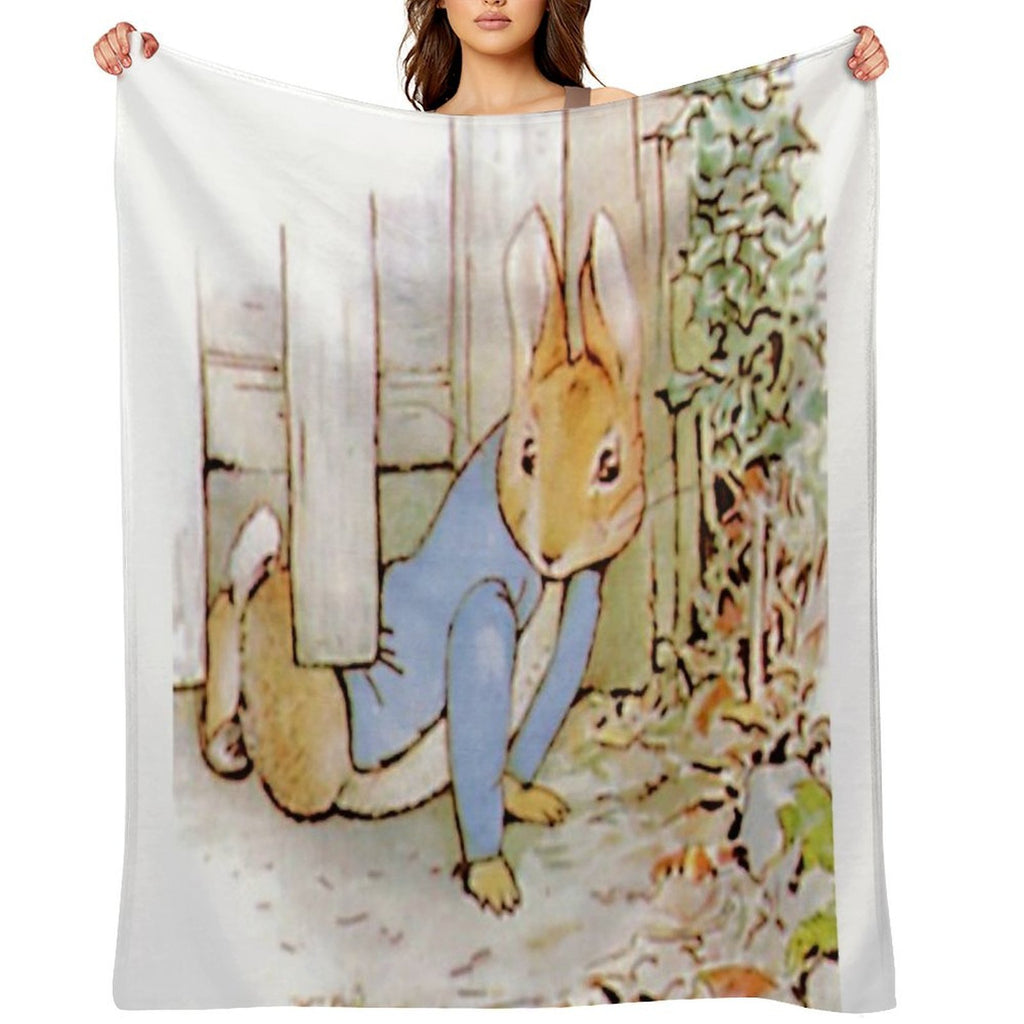 Beatrix Potter - Peter Rabbit Escapes Travel-friendly Throw Blanket