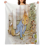 Beatrix Potter - Peter Rabbit Escapes Travel-friendly Throw Blanket