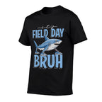 Its Field Day Bruh Funny Kids Shark Meme Wear Sneakers  Stretchy T-Shirt