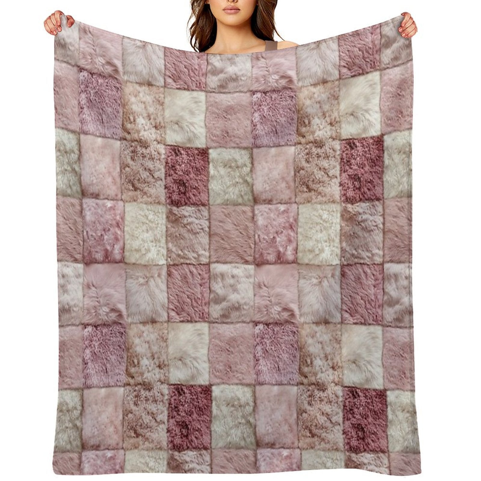 Soft And Plush Textures Wrinkle-free Throw Blanket