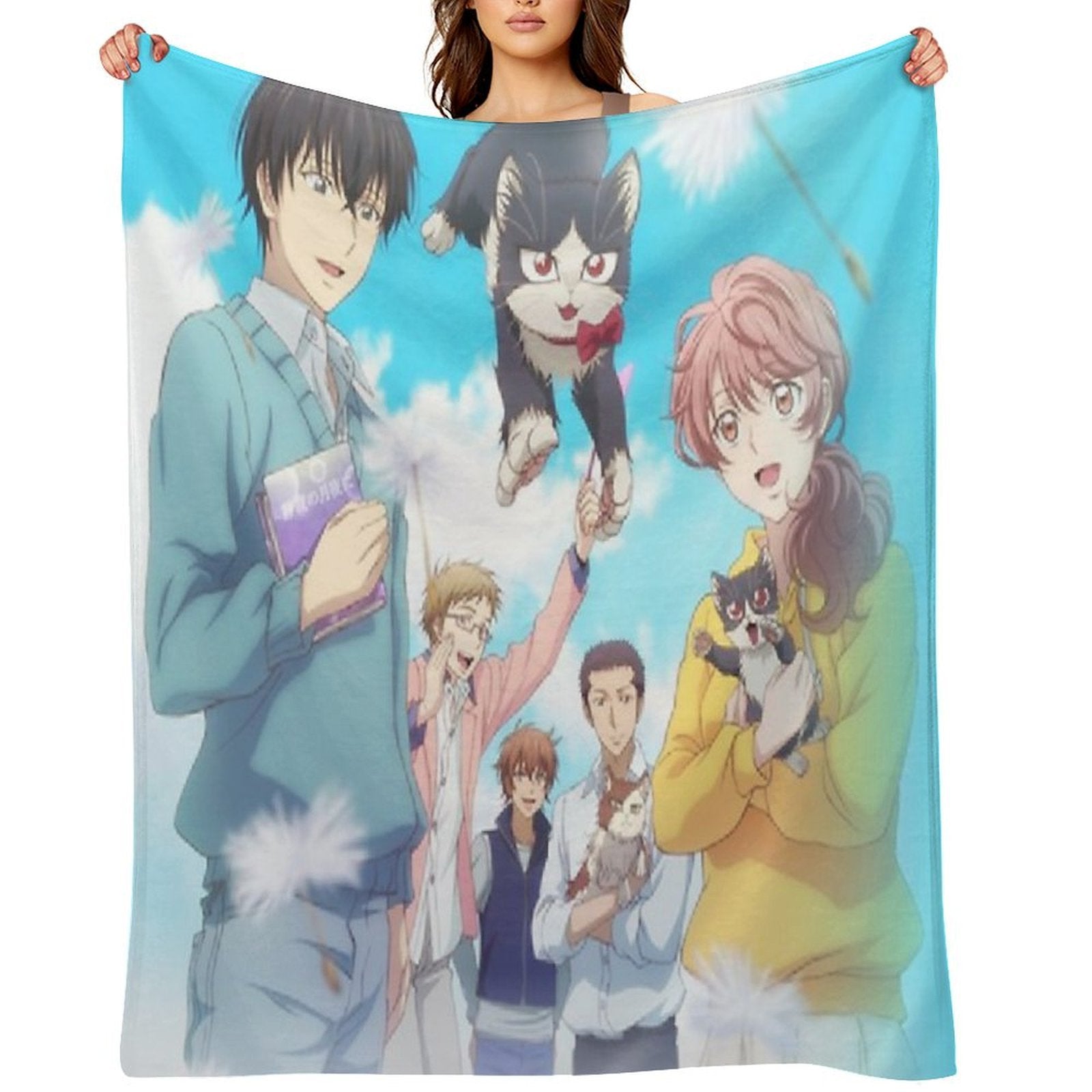 My Roommate Is A Cat Quick-dry Throw Blanket