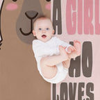 Just A Girl Who Loves Capybara Quick-dry Throw Blanket