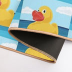 Yellow Rubber Duck  Easy Maintenance Bath Mat
