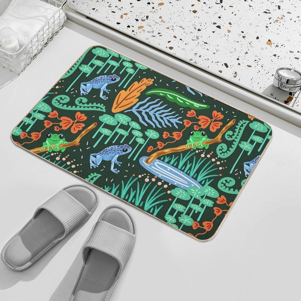 Blue Frog  Dirt-Trapping Bath Mat