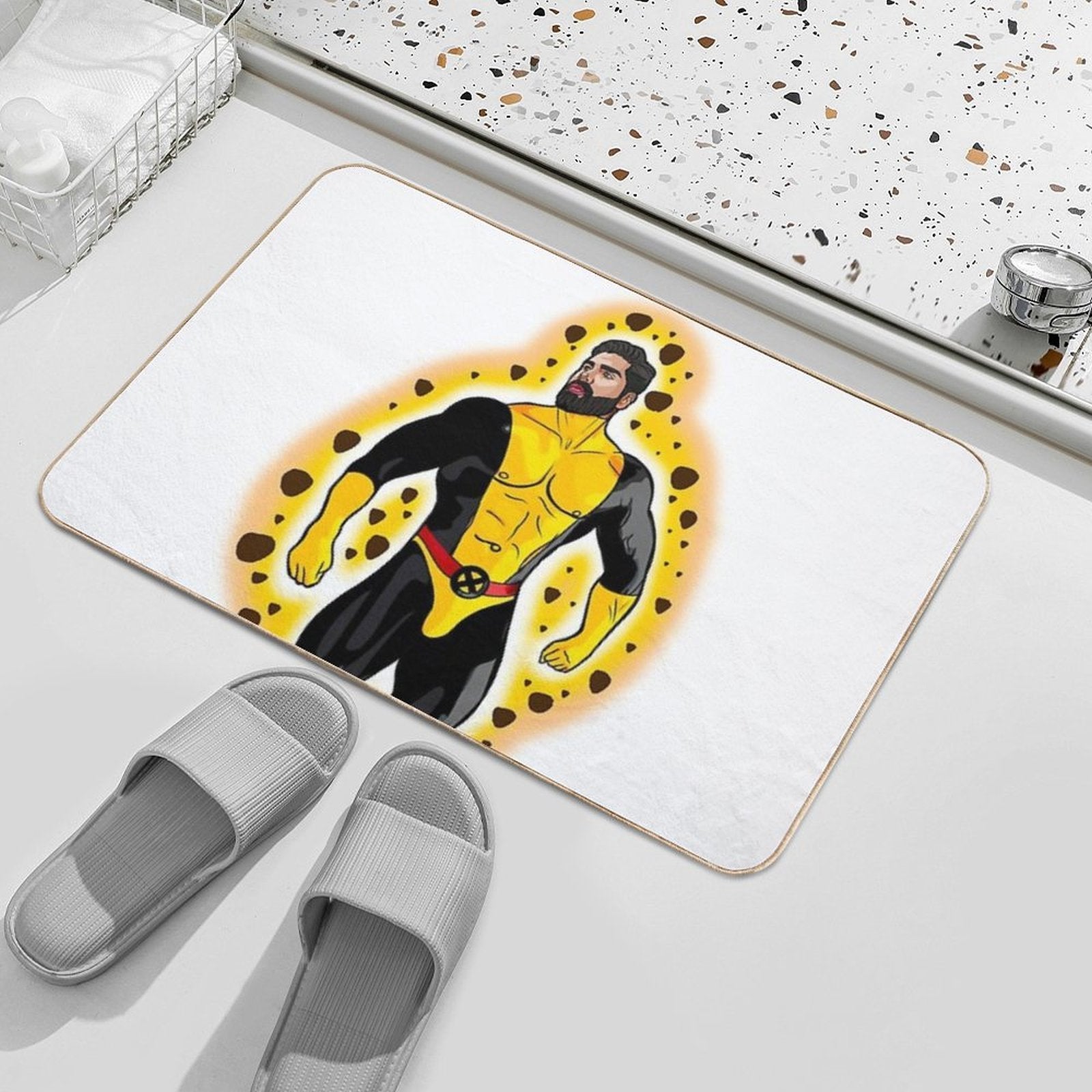 Sunspot Radiance – The Hottest Mutant Alive  Easy To Clean Bath Mat