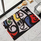Artist Joan Miro, Joan Miro Art, Joan Miro Paintings, Joan Miro Works of Art, Joan Miró Artwork  Fade-Resistant Bath Mat