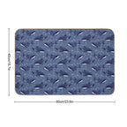 Starry Whale Sharks (Dark Version)  Anti-Trip Bath Mat