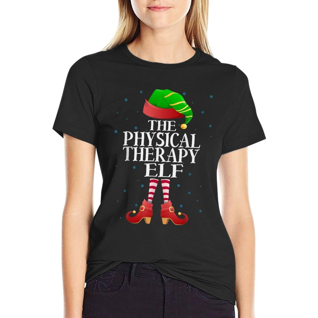 Physical Therapy Elf Funny Matching Pajama Group Christmas  Affordable Price T-Shirt