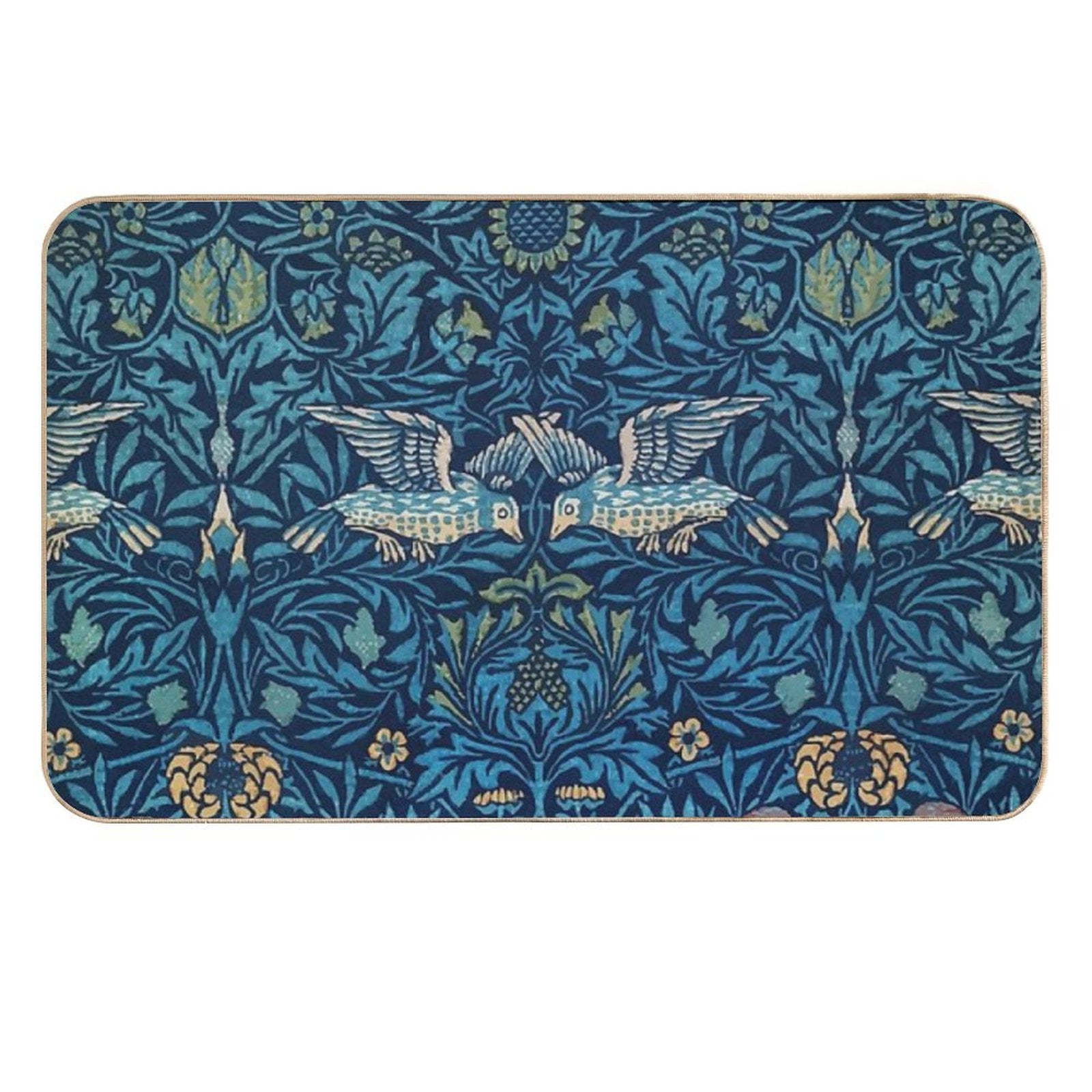 Birds by William Morris  Stain-Proof Bath Mat