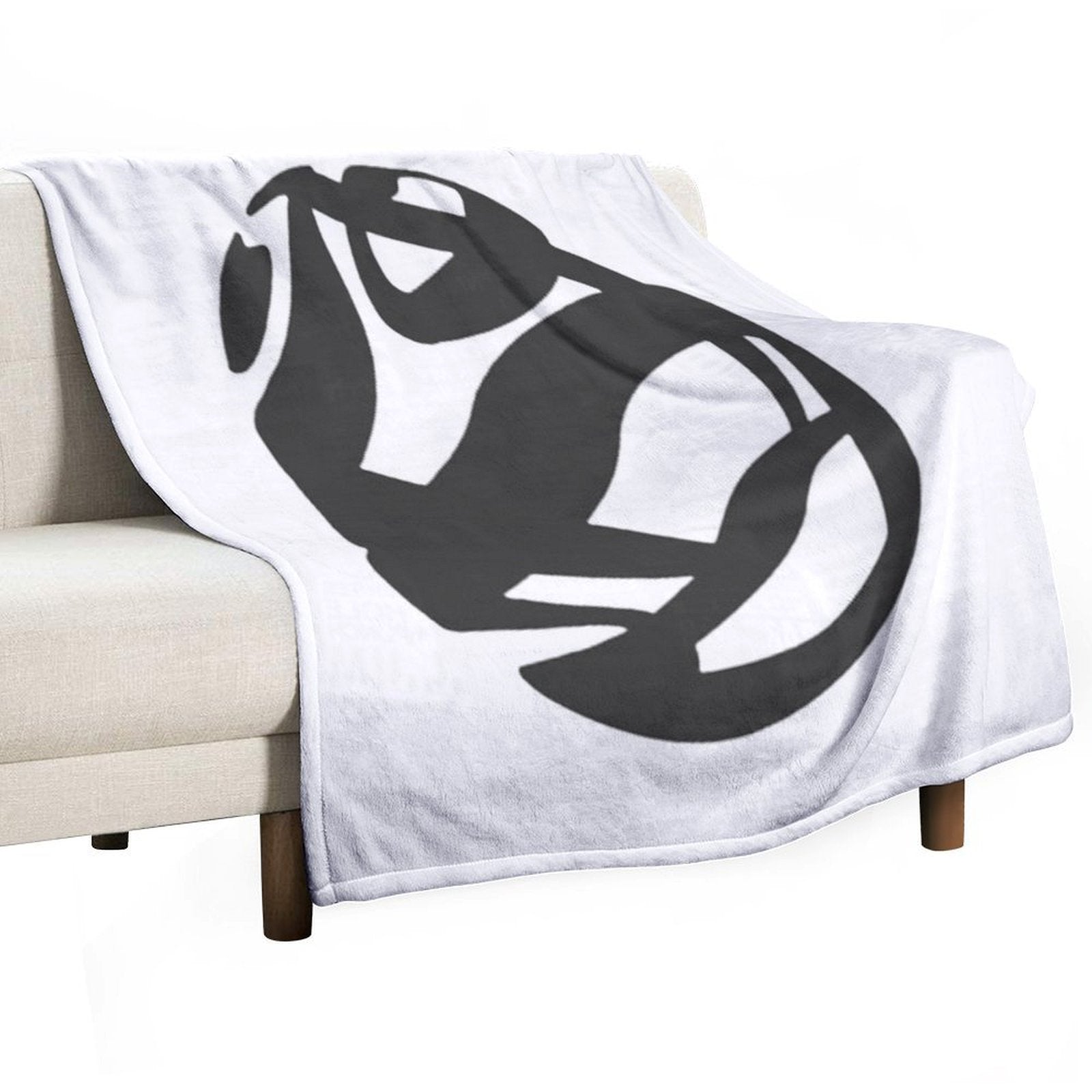 TravelOAZ Monochromatic Pantone Big Size Icon Anti-pilling Throw Blanket