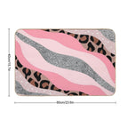 Aesthetic Pink  Dirt-Trapping Bath Mat
