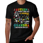 Autism Grandma Doesnt Come With A Manual Autism Awareness  Lightweight T-Shirt