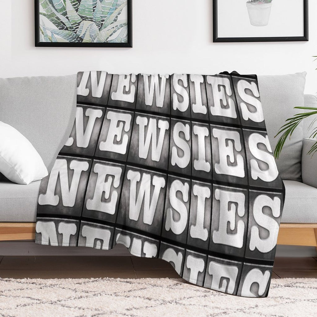Newsies Logo Eco-conscious Throw Blanket
