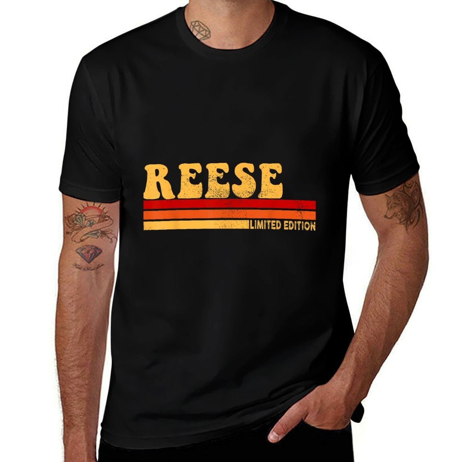 Reese Name Personalized Cute Idea Women Vintage Reese  Lightweight T-Shirt