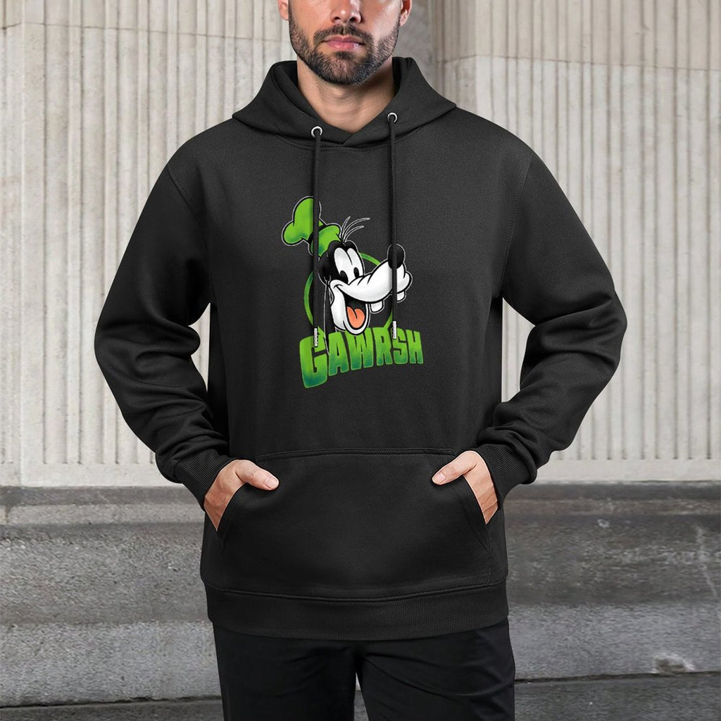 Disney Mickey And Friends Goofy Gawrsh Portrait Durable Construction Hoodie