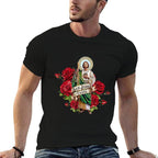 San Judas Tadeo Rose  Odor-resistant T-Shirt