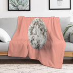 Minimalist Japandi Stone All-season Throw Blanket