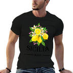Sicily Italy Fresh Italian Lemons For Sicilians  Affordable Price T-Shirt