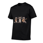 Raccoon Music Band Electric Acoustic Guitar Racoons  Easy-care T-Shirt