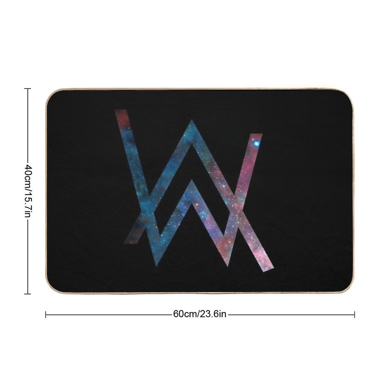 Alan Walker Dream Galaxy  Dirt-Trapping Bath Mat