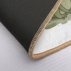 No Kings, Just Emotional Support Frogs – Funny Cute Frog Design  Absorbent Bath Mat