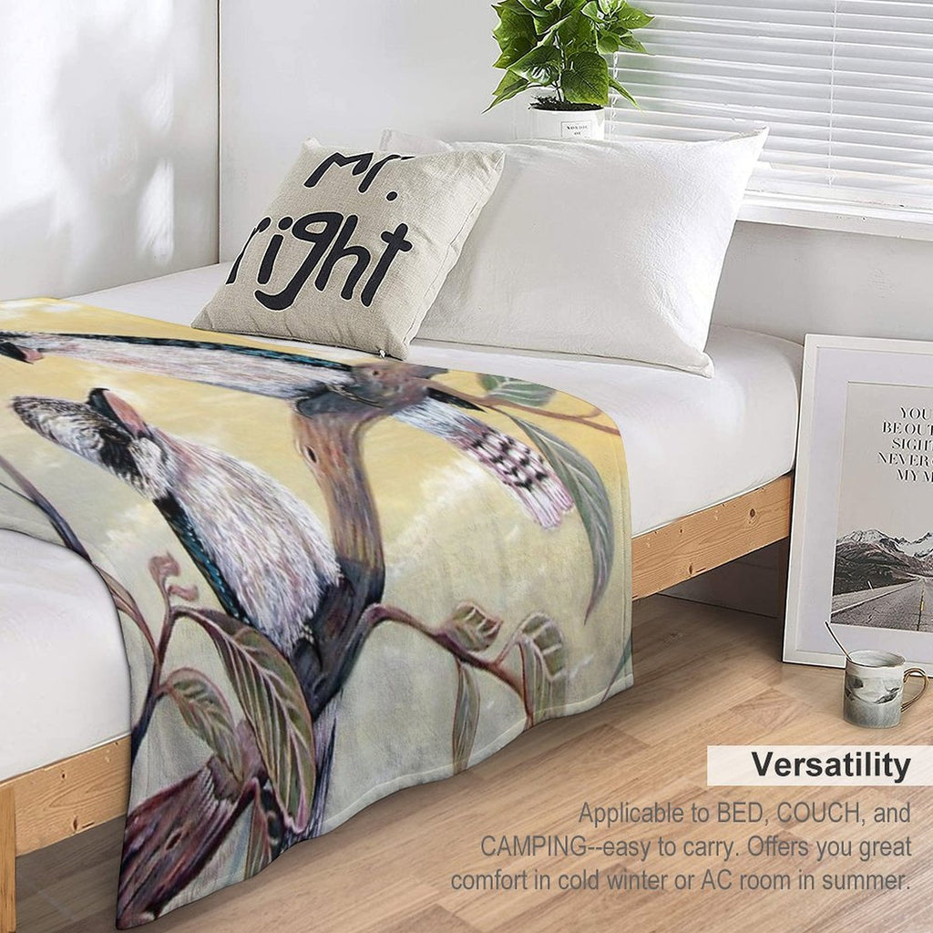 Kookaburra Magic Machine-washable Throw Blanket