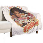 The Hoff Loves You Sustainable Throw Blanket