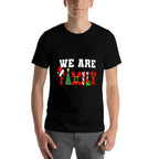 We Are Family Christmas Pajamas Funny Matching Xmas 2024  Odor-resistant T-Shirt