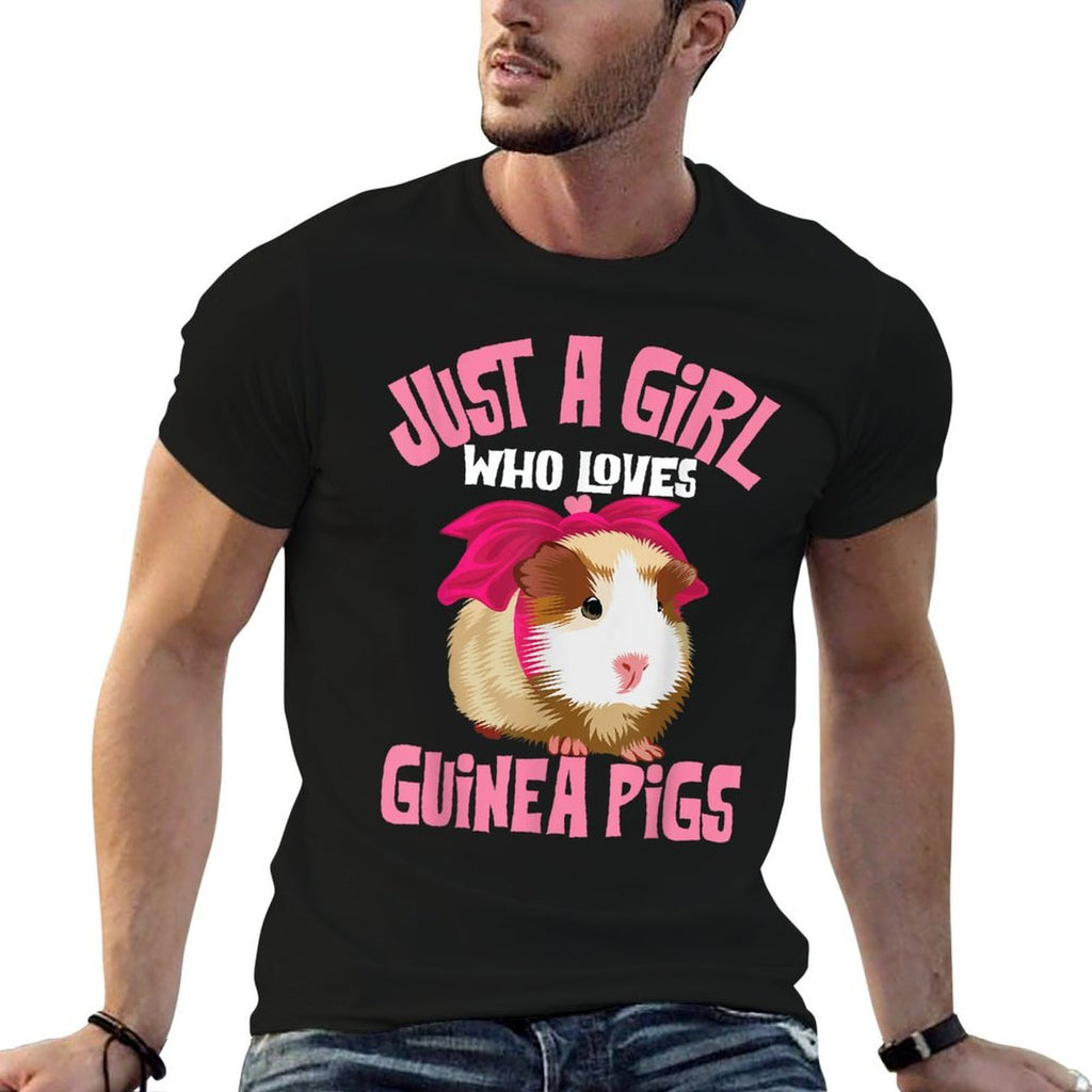 Funny Guinea Pig Costume For Women Girls Guinea Pig Lover  Soft T-Shirt