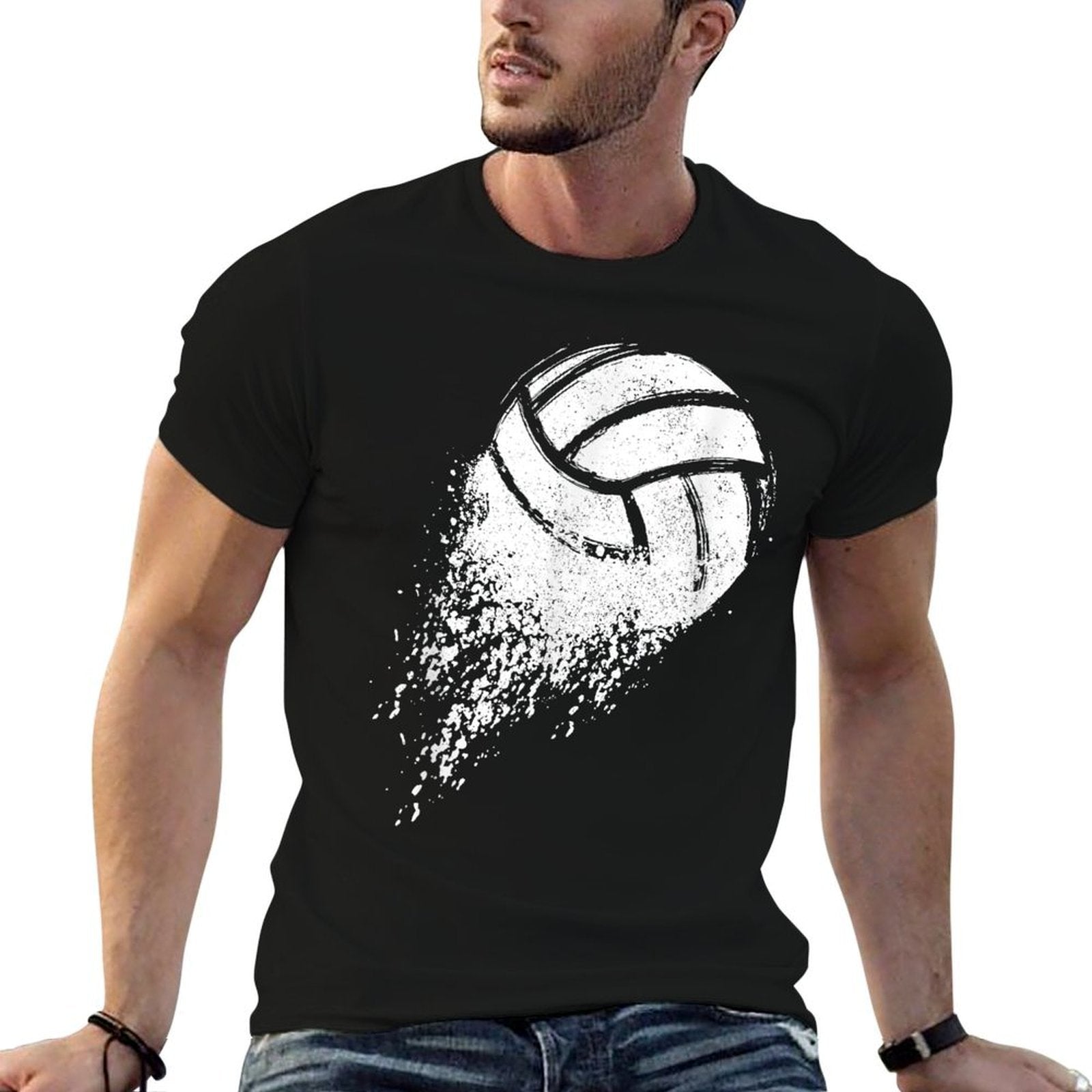 Volleyball Vintage Retro Sport Volleyball Player  Affordable Price T-Shirt