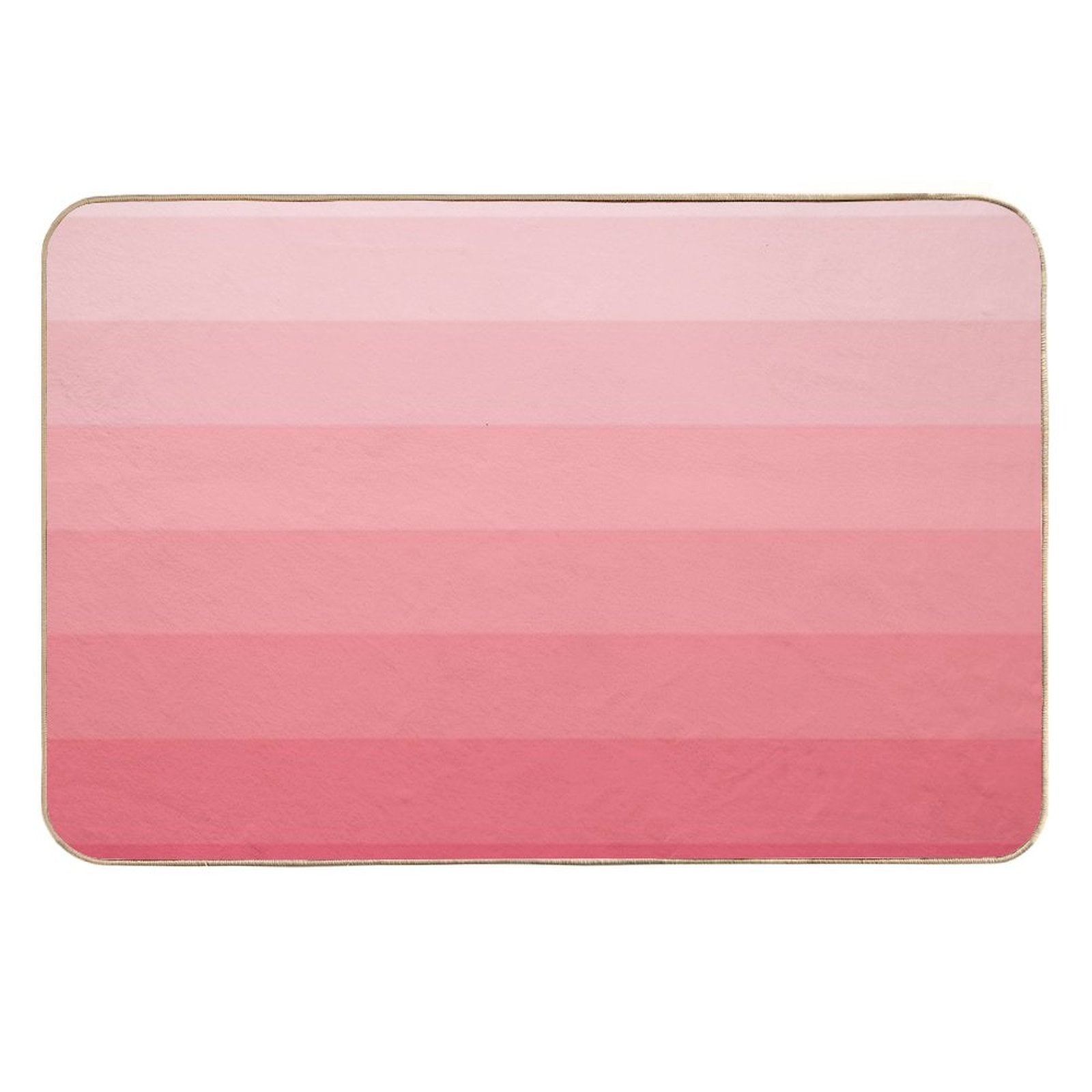 Bubble Gum Coral  Repositionable Bath Mat