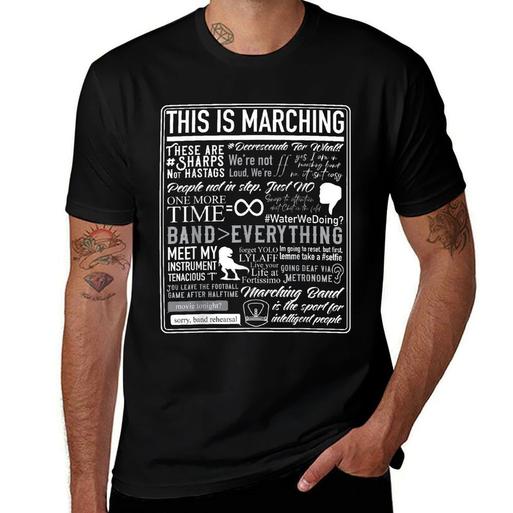 This Is Marching Band Funny Brass Band Sayings  Memes  Easy-care T-Shirt