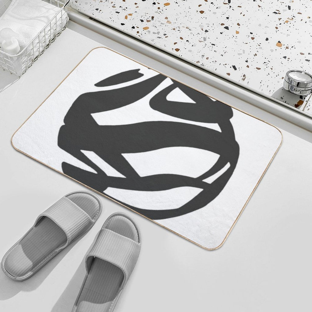 TravelOAZ Monochromatic Pantone Big Size Icon  Toxin-Free Bath Mat