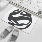 TravelOAZ Monochromatic Pantone Big Size Icon  Toxin-Free Bath Mat