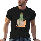 Snail Ridin Frog, Howdy Frog, Cowboy Frog Meme  Relaxed-fit T-Shirt