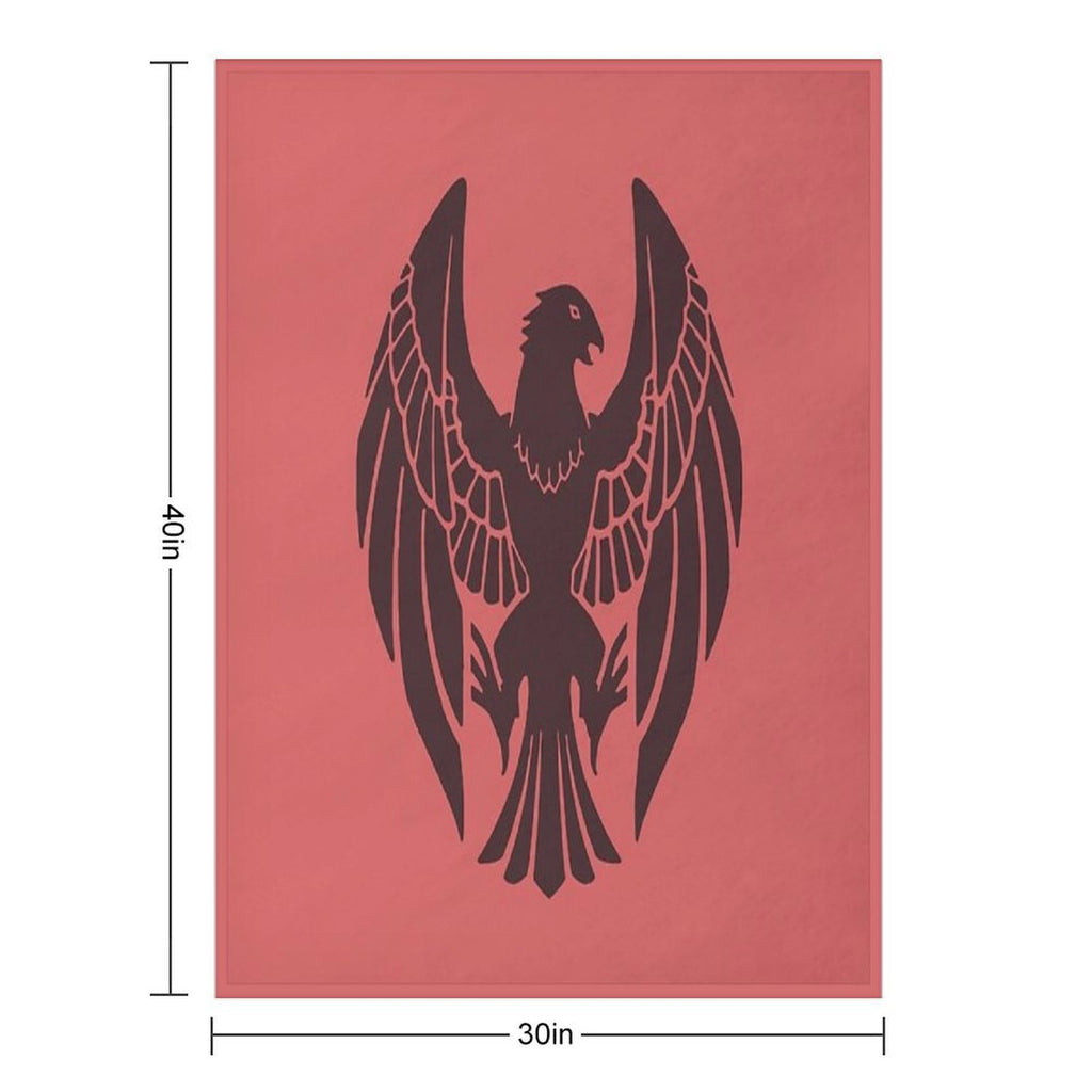 Fire Emblem™ Three Houses - Black Eagles Emblem [Colored] Plush Throw Blanket