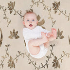 OM Symbol Ornament - Pastel Gold Durable Throw Blanket