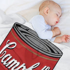 Vintage Campbell's Cream Of Mushroom Soup Lightweight Throw Blanket