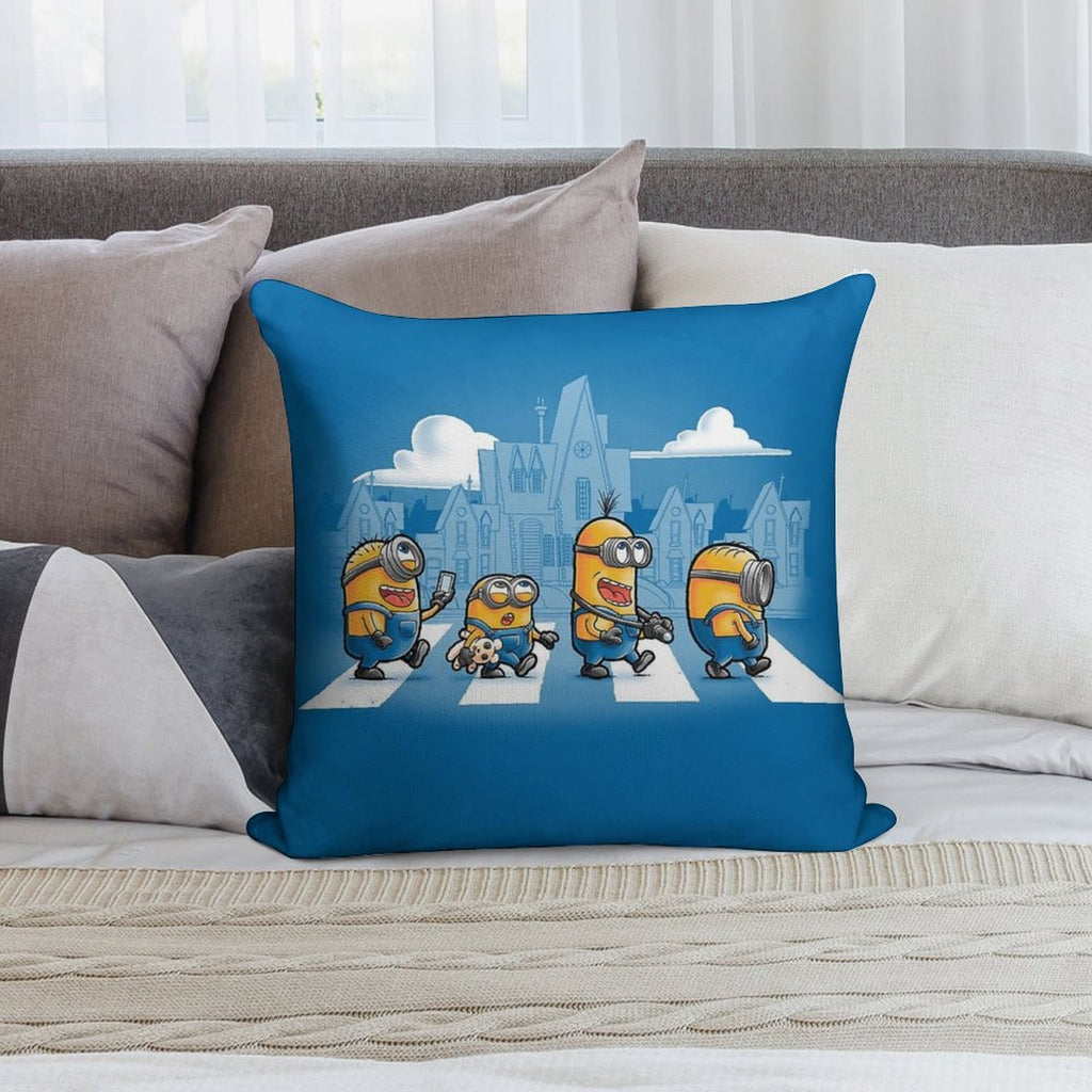 Minions Road Soft Decorative Cover Throw Pillow